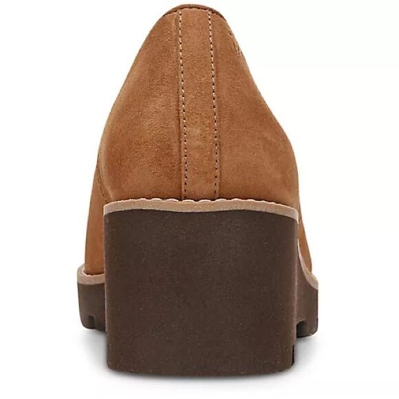 VIONIC Women’s Water Repellent Suede Willa Wedges in the Size 9.5M in Toffee - Picture 12 of 13